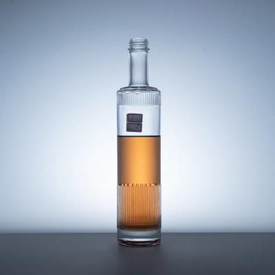 1 Liter Whisky Glas Wodka Flasche Leere Spirituosenflasche 375ml 500ml 750ml mit Korkkappe