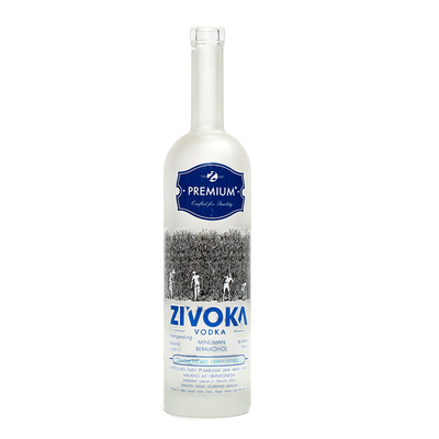 Custom 700ml 750ml Glasflasche für Gin Rum Whiskey Wodka und mehr Willkommen OEM-Bestellungen