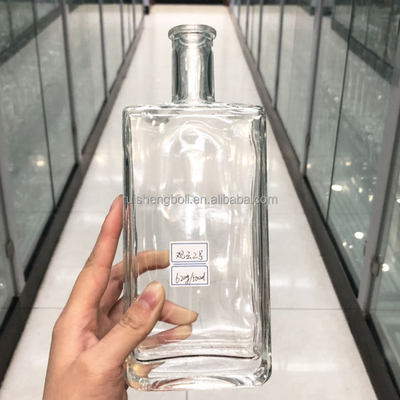Custom Design Klarglasflasche für Olivenöl 750 ml 500 ml Wodka Likör Gin Recycling
