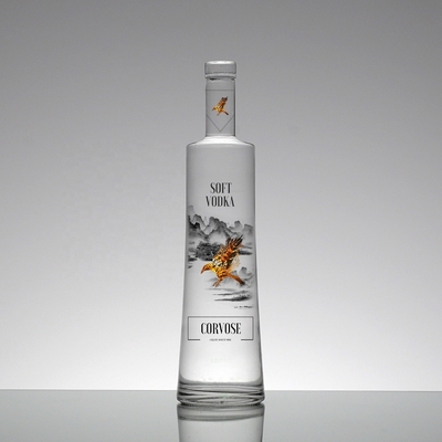 Custom 700ml 750ml Glasflasche für Gin Rum Whiskey Wodka und mehr Willkommen OEM-Bestellungen