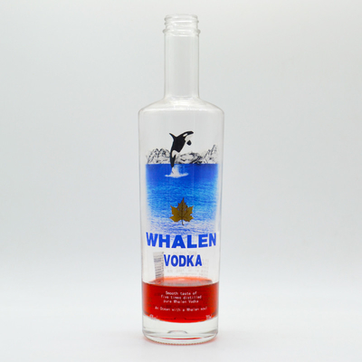 Custom 700ml 750ml Glasflasche für Gin Rum Whiskey Wodka und mehr Willkommen OEM-Bestellungen