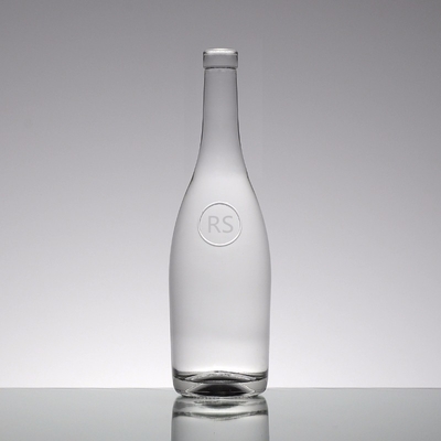 750 ml Quadrat Brandy XO Flint Liquor 250 ml Flasche Frosted Rum 375 ml Champagner Glasflasche Zylinder Kork