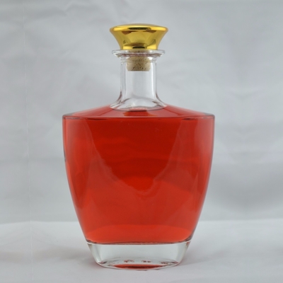 750 ml Quadrat Brandy XO Flint Liquor 250 ml Flasche Frosted Rum 375 ml Champagner Glasflasche Zylinder Kork