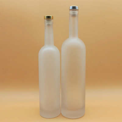 750 ml Quadrat Brandy XO Flint Liquor 250 ml Flasche Frosted Rum 375 ml Champagner Glasflasche Zylinder Kork