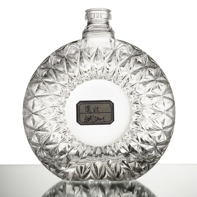 700 ml 750 ml Brandy-Spirit-Glasflasche mit Dekal/Drucker/Bemalung/Frost