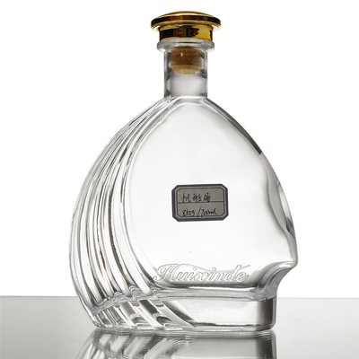 700 ml 750 ml Brandy-Spirit-Glasflasche mit Dekal/Drucker/Bemalung/Frost