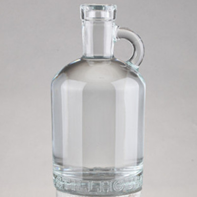 750 ml Quadrat Brandy XO Flint Liquor 250 ml Flasche Frosted Rum 375 ml Champagner Glasflasche Zylinder Kork