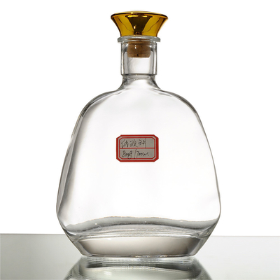 700 ml 750 ml Brandy-Spirit-Glasflasche mit Dekal/Drucker/Bemalung/Frost