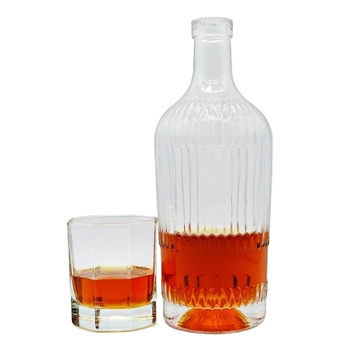 375 ml 500 ml 700 ml Getränke VODKA Elektroplattierte Glasflasche für Kochöl Gin Drink