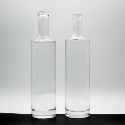 375 ml 700 ml 2 Liter blaue Quadratglasflasche zum Drucken Alkohol Alkohol Wodka Rum Gin