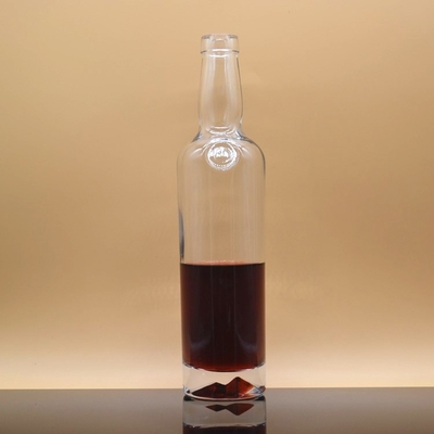 Super Flint Glas Basis Material Flasche Maßgeschneiderte leere Whisky Wein Glasflasche 500/750ml