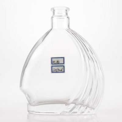 Siebdruck Super Flint Glasmaterial 750 ml Whisky Flasche für individuelle Form