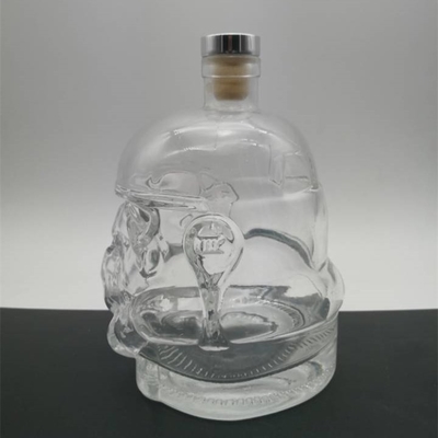 Decal Oberfläche Handling Custom Design 750ml Glasflasche für Alkohol Whisky Gin Wodka