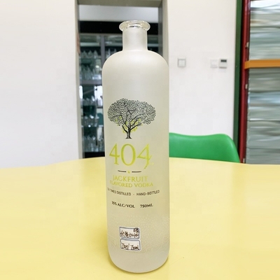 Super Flint Glas 1L Druck Spray Design Glasflaschen für Ruisheng Wodka Spirit
