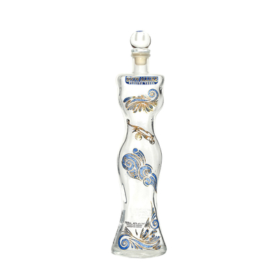 Wasser-Wodka-Brandy-Kristall-Weiß-Glasflasche mit Versiegelung