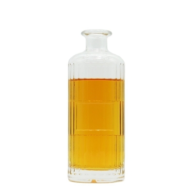 Ausgestelltes Muster Super Flint Glasflaschen für Tequila Wodka 750ml Quadrat OEM Design