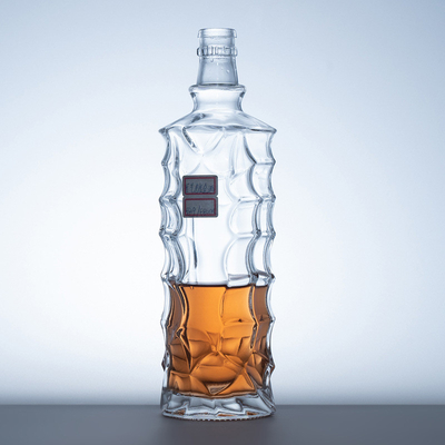 375 ml 500 ml 700 ml 750 ml 1000 ml Glaslikor Whisky Wodka Spirituosenflasche mit Guala Kappe