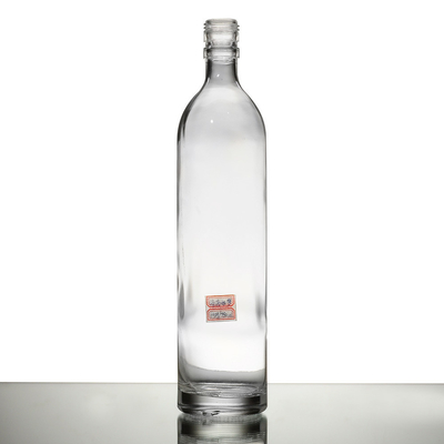 Individuelle leere Glasflasche für Alkohol Whiskey Vodka Spirit 700ml 750ml 500ml 1000ml