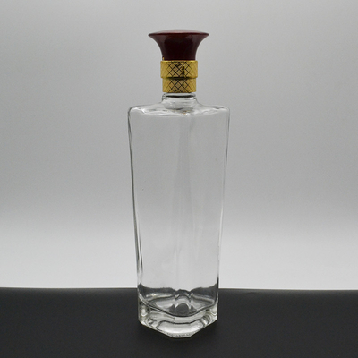 Super Flint Glas 750 ml Flasche für Dicke Boden Korken und kundenspezifische Gestaltung von Alkohol