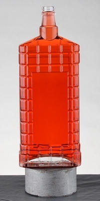 Super Flint Glasmaterial Brandy Glasflasche für Liquor Spirit 700 ml