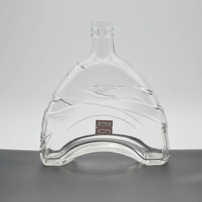 750 ml spezielle Spirituosenflaschen Super Flint Glasmaterial Brandy Glasflasche mit Kork