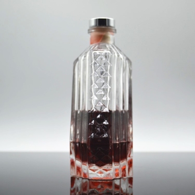 Whisky 700 ml Schwarzer Alkohol UV Champagner Flasche Frosted Roller Leere Flaschen 500 ml 1000 ml