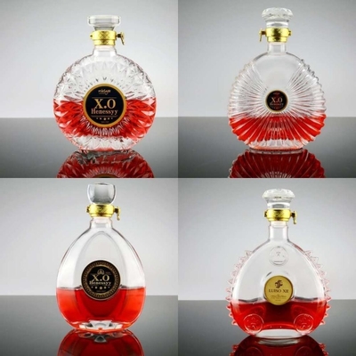 200 ml 375 ml 500 ml 750 ml Super Flint Glas Weinflaschen mit Korkverschluss