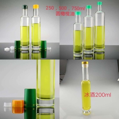 200 ml 375 ml 500 ml 750 ml Super Flint Glas Weinflaschen mit Korkverschluss