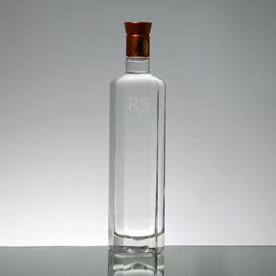 Decal Oberflächenbehandlung Custom Giant 750 ml 1000 ml Leerer Brauegin Rum Dekanter Alkohol Likör Pflaume Wein Glasflasche
