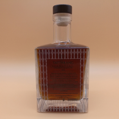 Customized Clear Flint 500ml Quadrat Glasflaschen für Alkohol