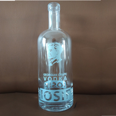 Custom Crystal Glass Leergefrorene Tequila 700 ml Flasche für Alkohol Whisky Wodka 750 ml