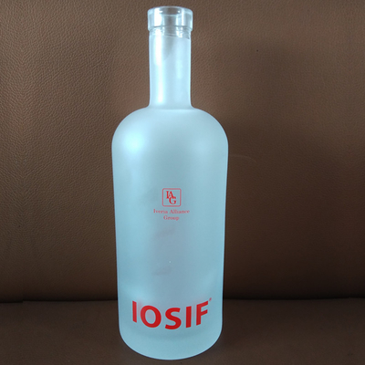 Custom Crystal Glass Leergefrorene Tequila 700 ml Flasche für Alkohol Whisky Wodka 750 ml
