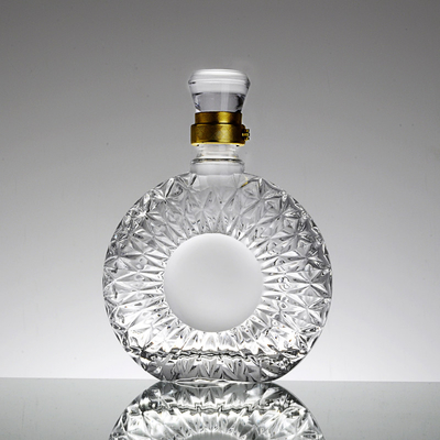 Handelssicherung Hochfelsglasmaterial 750 ml klare Wodkaflasche für große Veranstaltung