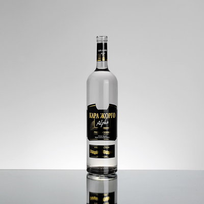 Handelssicherung Hochfelsglasmaterial 750 ml klare Wodkaflasche für große Veranstaltung