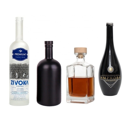 700 ml 750 ml leere Alkoholflasche mit Frostspray für Wodka Rum Gin Whisky Whisky Wein Likör