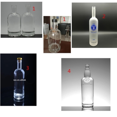 Kostenlose Probe Decal Oberfläche Handling Glas Weinflaschen für Gin Wodka Whisky