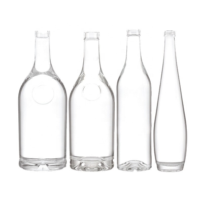 Super Flint Glasmaterial 500 ml 750 ml Gin Spirit Flasche für Wassergetränke und Alkohol
