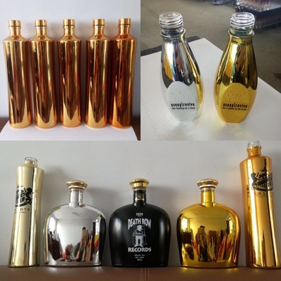 Europa und USA Super Flint Glas Leere Kristall Frosted Wodka Whisky Liquor Glasflaschen
