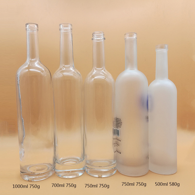 Frosted Gold Dreieck Brandy Leere Flasche Dekal Transparent
