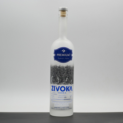 Korkverschlussglasflasche für die Getränkeindustrie in Mexiko Tequila Wodka und Whisky