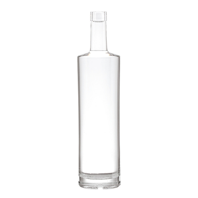 375 ml individuell gefertigte Super Flint Glas Wodka Champagner leere Glasflaschen mit Kappe