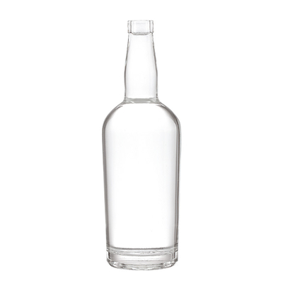 375 ml individuell gefertigte Super Flint Glas Wodka Champagner leere Glasflaschen mit Kappe