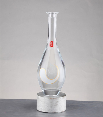 Leere Flaschen 750 ml Spirituosen und Likör Flasche mit Kork Siegel Schiff auf den Weltmarkt