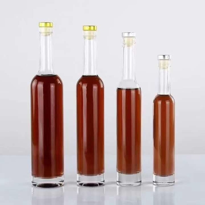 Zusammengepasste Form Innengravierungen 200 ml 375 ml klare Flasche für Wodka Tequila Rum