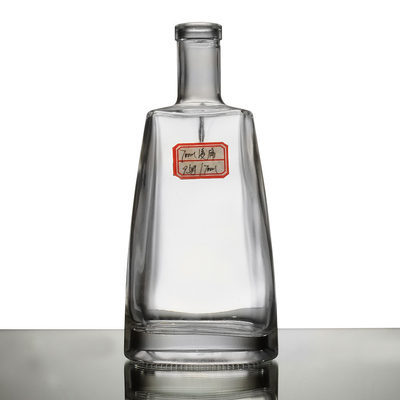 Einzigartige Polygon-Glasflasche für Spirituosen Gin Vodka Ideal