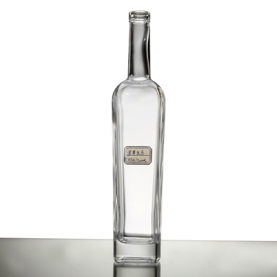 Einzigartige Polygon-Glasflasche für Spirituosen Gin Vodka Ideal
