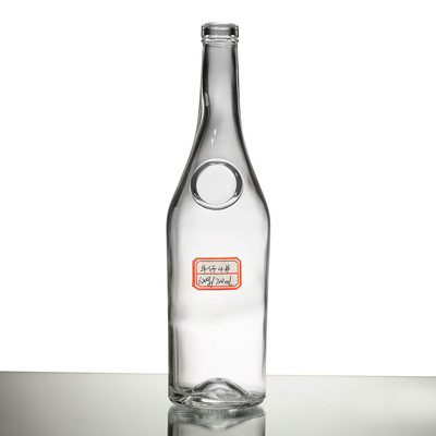 Einzigartige Polygon-Glasflasche für Spirituosen Gin Vodka Ideal