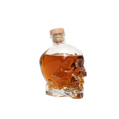 Super Flint Glas individuell gefertigte Form Brandy Liquor Flasche 200 ml Leer 750 ml 500 ml