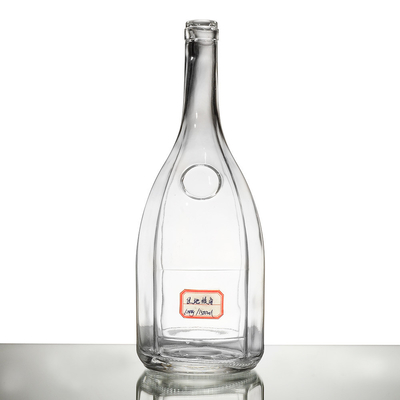 Material für das Kragenmaterial Super Flint Glasmaterial 4,5 L Glasflasche für Wodka Gin Whisky