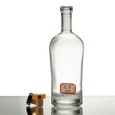 Material für das Kragenmaterial Super Flint Glasmaterial 4,5 L Glasflasche für Wodka Gin Whisky